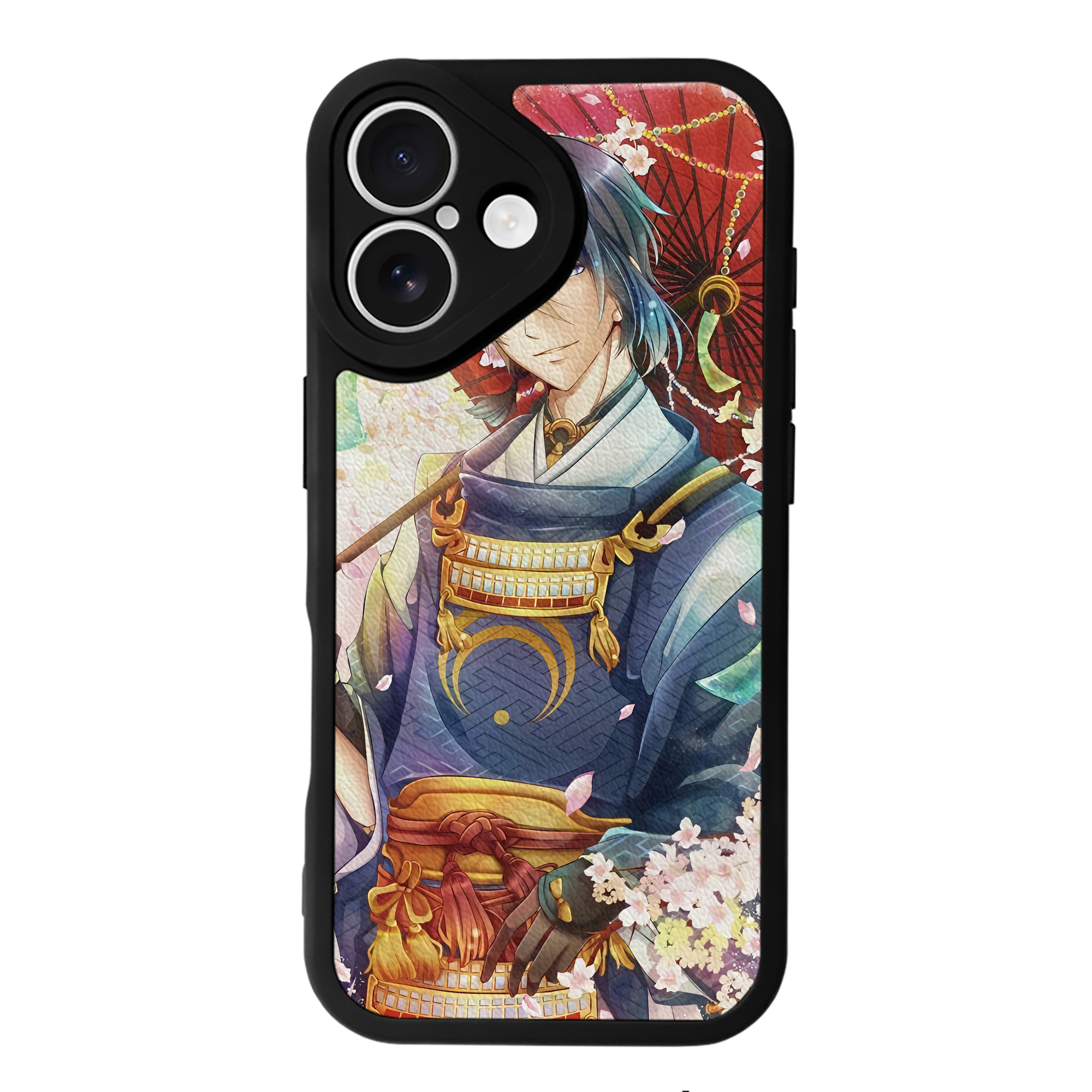 （画像用） 刀剣乱舞 Touken Ranbu 【iPhone 16シリーズ対応】シリコンスマホケース（レザー調） 材質：シリコン